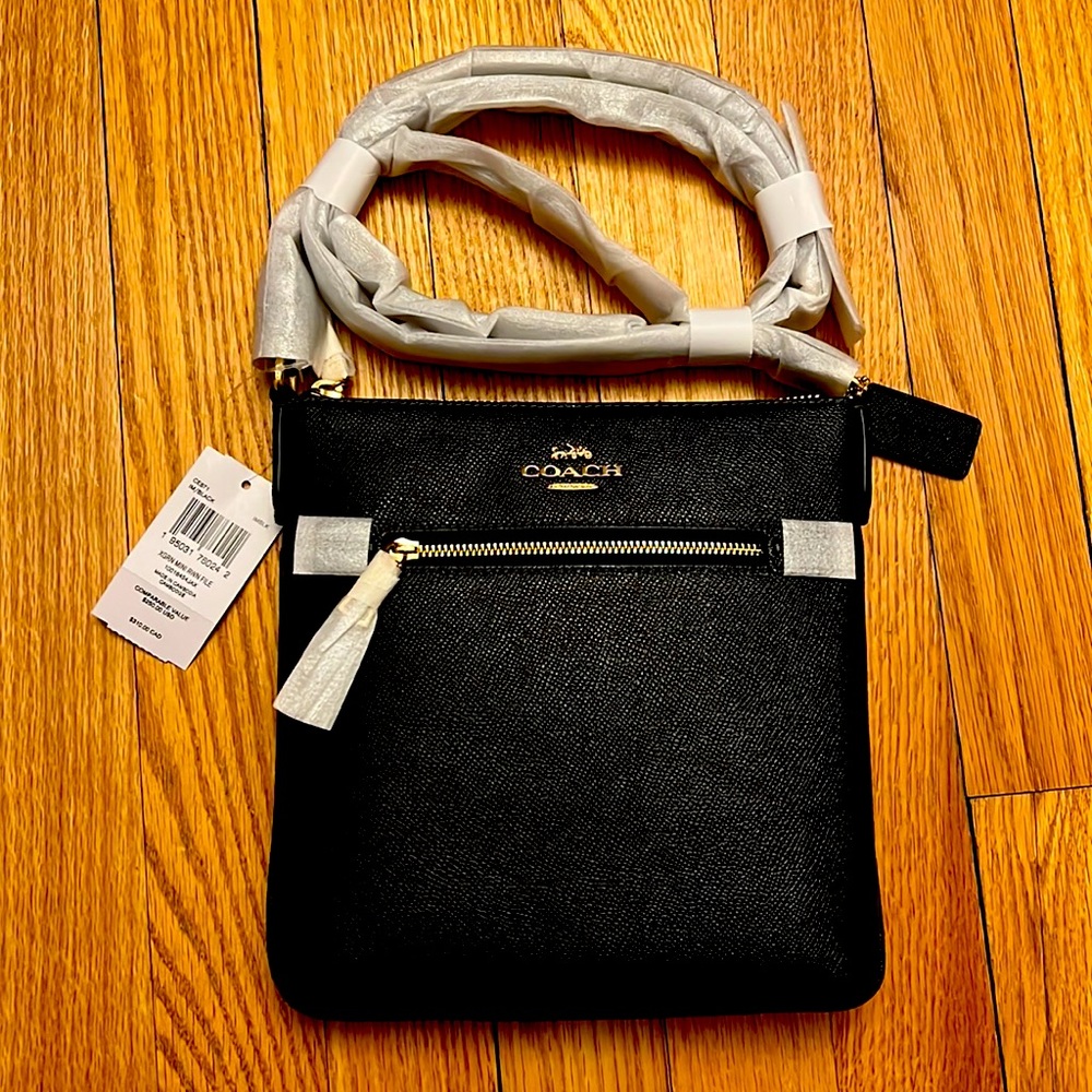 Coach Mini Rowan File Bag - Brand new! Black.